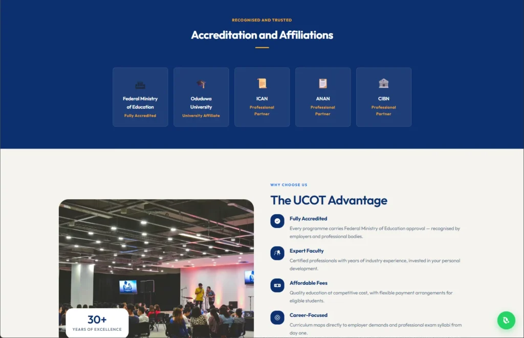 Universal College of Technology – Higher Institution Admissions Portal